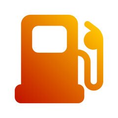 gas station gradient icon