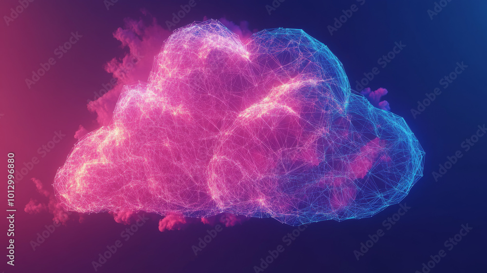 Poster cloud computing lets devices and computers work together.this means storing data online, like in a b