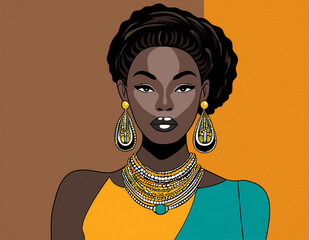 H&uuml;bsche moderne Frau