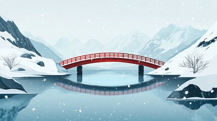 a poster for a bridge that says  the bridge  on it.