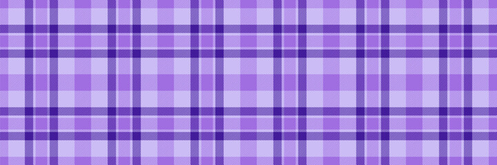 Ethnic texture fabric background, punk pattern seamless plaid. Sheet textile tartan vector check in light and violet colors.