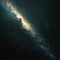 Stunning view of a spiral galaxy in deep space