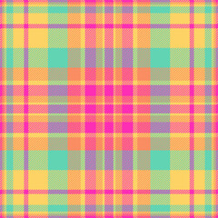 Dog tooth check vector background, stripped pattern seamless plaid. Screen texture tartan fabric textile in amber and teal colors.