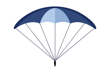 Modern Minimalist Parachute Vector Design Highlighting Clean Curved Lines for Creative Use





