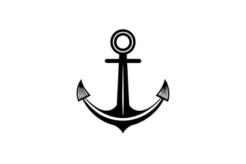 Modern Clean Lines Anchor Vector Illustration Perfect for Minimalist Projects





