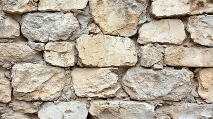 Obraz premium Stone wall texture with irregular shapes. This photo can be used as a background for any project, for example, a website or a presentation.