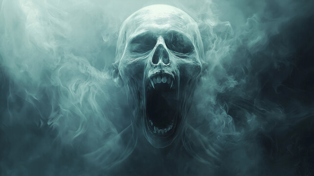 Echoes of Eternity: A Ghostly Scream