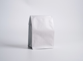 흰색 커피봉투 원두봉투 목업 흰배경
