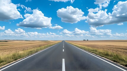 A straight road stretches into the distance, symbolizing progress and new beginnings in your journey of self-reflection