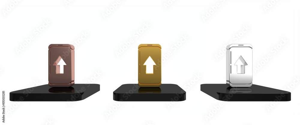 Poster colorful infographic of city map navigation icon isolated on white background. mobile app interface 