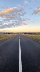 A straight road stretches into the distance, symbolizing progress and new beginnings in your journey of self-reflection