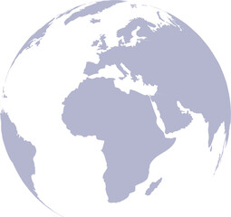 Fototapeta premium World Globe Icon. Worldwide Web Logo Vector
