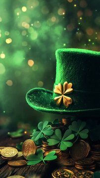 St Patrick's Day hat. St Patrick's Day 