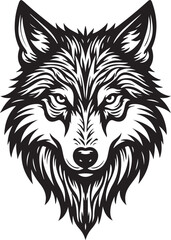 wolf tribal tattoo