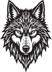wolf tribal tattoo