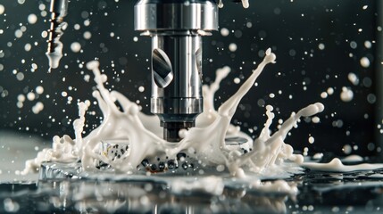 Industrial Metalworking with Coolant Spray