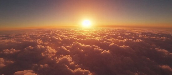 Sunset over Clouds