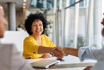 business businesswoman handshake meeting agreement office teamwork partner hand shake  friend shaking corporate woman team job conference seminar greeting deal