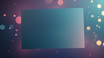 Obraz premium Artifical Intelligence generated bokeh abstract light background. Festive Background With