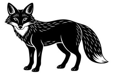 Explore this high-quality Fox Silhouette Vector Illustration – Icon, Line Art, Clipart for Logos and Designs.