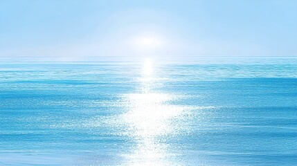 Fototapeta premium Blue Ocean Sunset