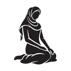 Muslim Woman in Modest Attire