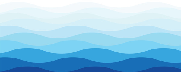 Abstract wave layer vector background illustration. EPS10