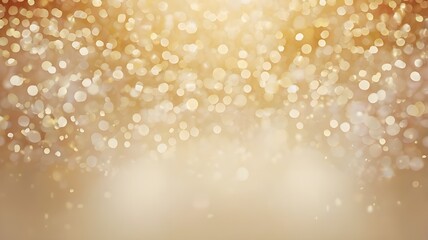 Abstract cream background with blurry festival lights and outdoor celebration bokeh