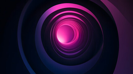 Black background, purple gradient in the middle of two circles, simple and clean mobile wallpaper design with a gradient style design, minimalism, a large blank area for text design, 