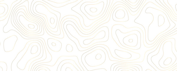 Abstract Terrain Pattern Featuring Geometric Contour Lines and Mountain Relief for a Luxury Topographic Design
