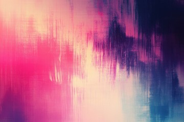 Faded gradient background with textured appearance. Vivid digital static featuring a subtle grain design. Retro lo-fi multicolor aesthetic. Vhs distortion styled wallpaper