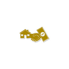 House, loan, money, real estate icon isolated on transparent background