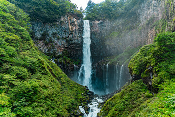 日本　日光の華厳の滝/Japanese Waterfall Nikko