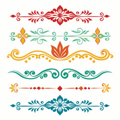 set of elements for design