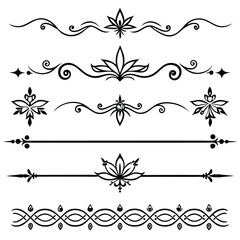 set of elements for design