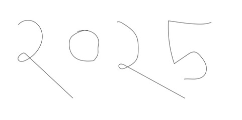 2025 happy new year black design for multi purpose banner etc.