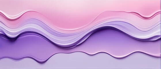 Abstract Purple and Pink Waves