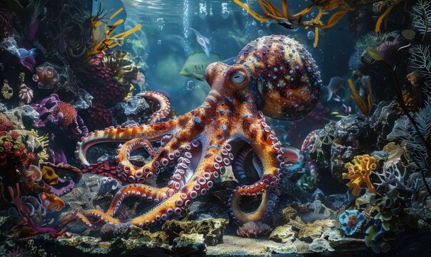 Treasures of the Deep Unveiled, 4K hyperrealistic photo