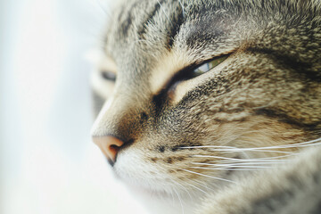 Close-Up of Cat&rsquo;s Face Background