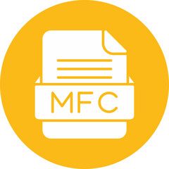 MFC File Format Vector Icon Design