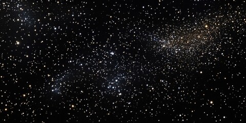 Obraz premium Night sky with star cluster