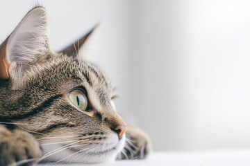 Close-Up of Cat&rsquo;s Face Background