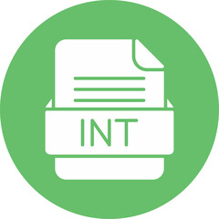 ITN File Format Vector Icon Design