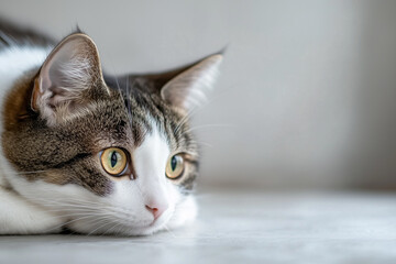 Close-Up of Cat’s Face Background