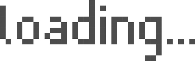 collection set of retro game 8bit pixel art loading process progress counter bar, flat png transparent element design