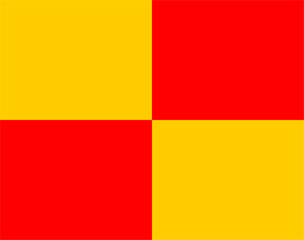 Naklejka premium Vector image of a football pitch corner flag