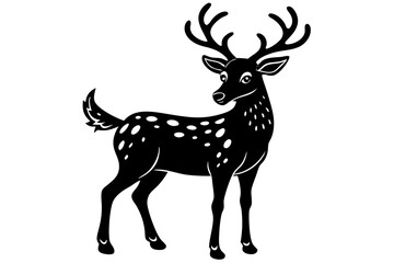 deer silhouette vector