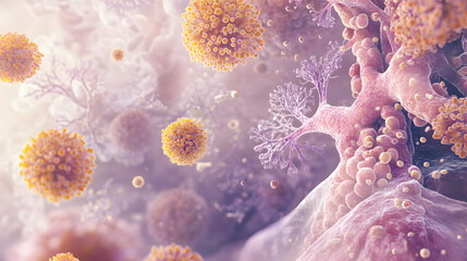 Naklejka premium Histoplasmosis Overview