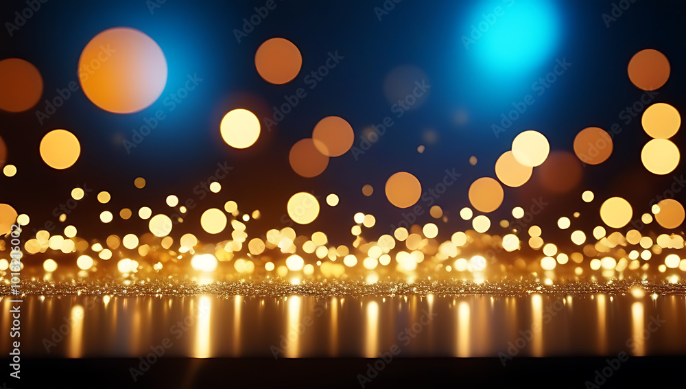 Poster bright dynamic background effect creating lively festive atmosphere
