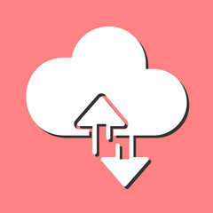 Cloud Computing Vector Icon